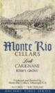 Monte Rio Cellars Carignane Jessie's Grove Vineyard 2021 750ml