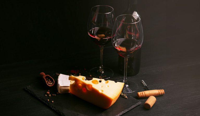 Wine and cheese pairing