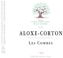 Domaine Jean-Baptiste Boudier Aloxe Corton Les Combes Rouge