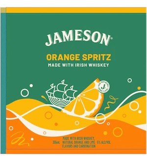 Jameson Cocktail Orange Spritz 4 Pack Jameson Cocktail Orange Spritz 4 Pack