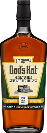Dads Hat Distillery Rye Whiskey 95 Proof
