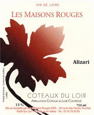 Domaine Les Maisons Rouges Coteaux du Loir Rouge Alizari