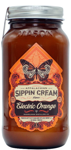 Sugarlands Distilling Company Appalachian Sippin' Cream Liqueur Electric Orange