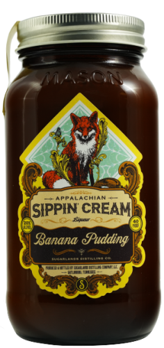 Sugarlands Distilling Company Appalachian Sippin' Cream Liqueur Banana Pudding