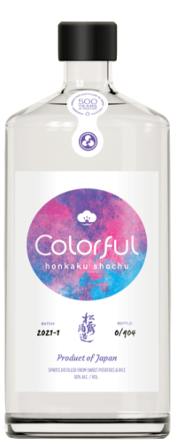 Honkaku Shochu Sweet Potato & Rice Colorful