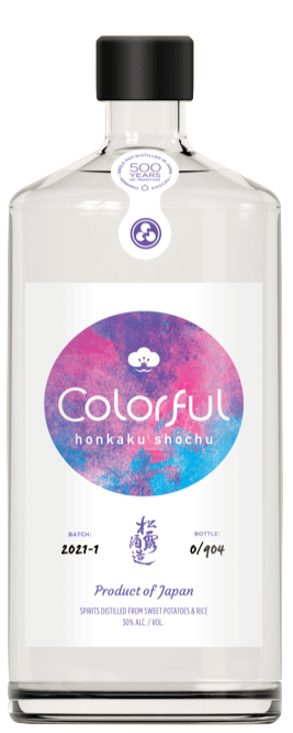 Honkaku Shochu Sweet Potato & Rice Colorful