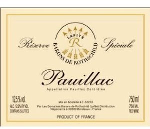 Barons de Rothschild (Lafite) Pauillac Reserve Speciale Barons de Rothschild (Lafite) Pauillac Reserve Speciale