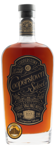 Cooperstown Distillery Whiskey Single Malt Select Cooperstown Distillery Whiskey Single Malt Select