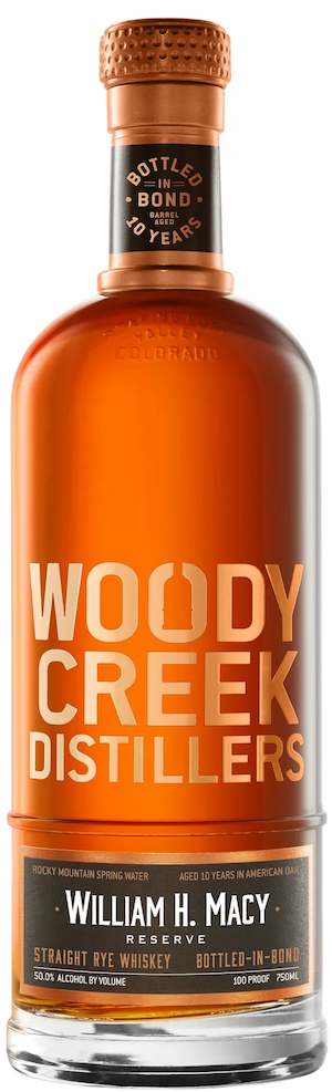 Woody Creek Distillers Straight Rye Whiskey Bottled In Bond William H. Macy Reserve