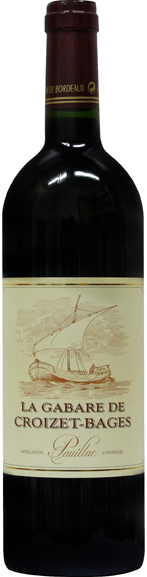 La Gabare de Croizet-Bages Pauillac 2012 750ml - Buy online at