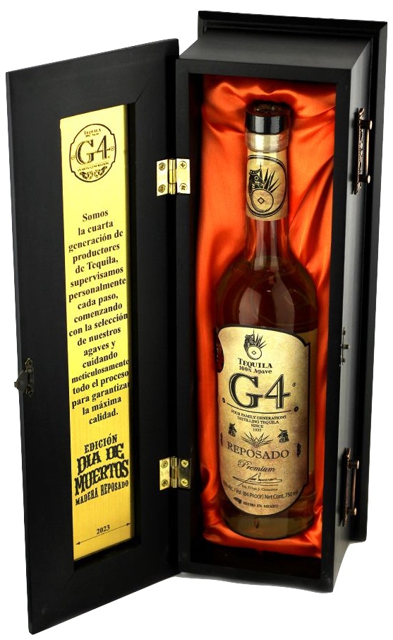 G4 Tequila Reposado de Madera Dia de Muertos