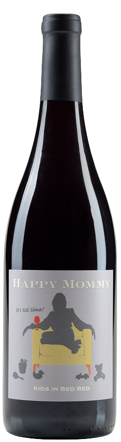 Happy Mommy Red Blend Kids In Bed Red