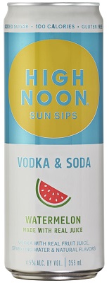 High Noon Sun Sips Watermelon Seltzer Can 4pk