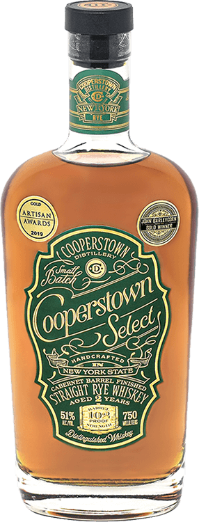 Cooperstown Distillery Rye Whiskey Select