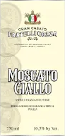 Fratelli Cozza Frizzante Moscato Giallo Fratelli Cozza Frizzante Moscato Giallo