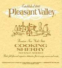 Pleasant Valley Cooking Sherry Pleasant Valley Cooking Sherry