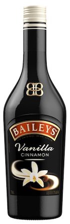 Bailey's Liqueur Irish Cream Vanilla Cinnamon