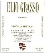 Elio Grasso Barbera d'Alba Vigna Martina