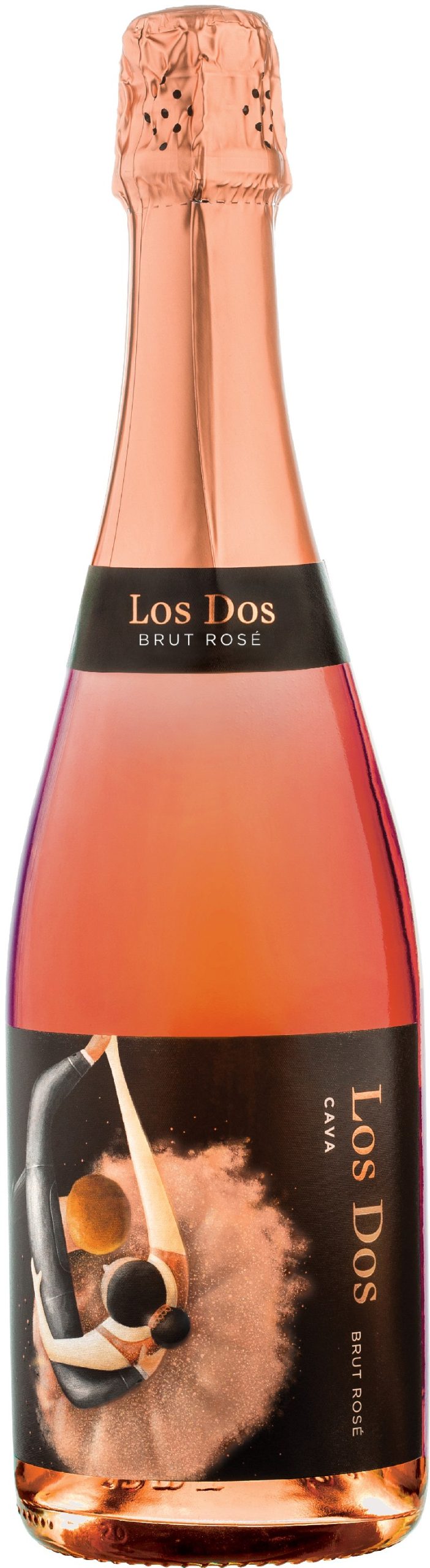 Los Dos Cava Brut Rose NV 750ml - Buy online at SaratogaWine.com