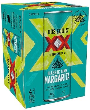 Dos Equis Margarita Classic Lime Can 4pk