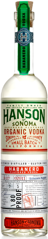 Hanson Of Sonoma Vodka Organic Habanero