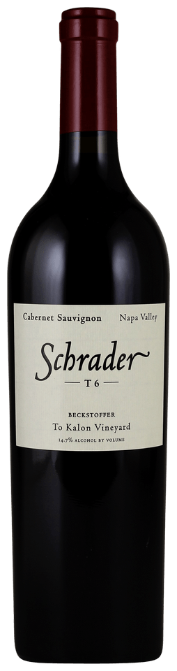 Schrader Cabernet Sauvignon T6 Beckstoffer To Kalon Vineyard