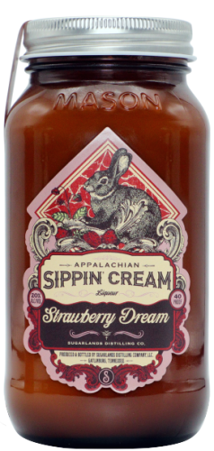 Sugarlands Distilling Company Appalachian Sippin' Cream Liqueur Strawberry Dream