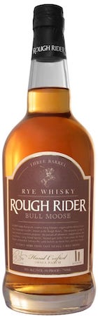 Rough Rider Rye Whisky Three Barrel Bull Moose