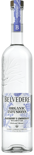 Belvedere Vodka Organic Infusions Blackberry & Lemongrass