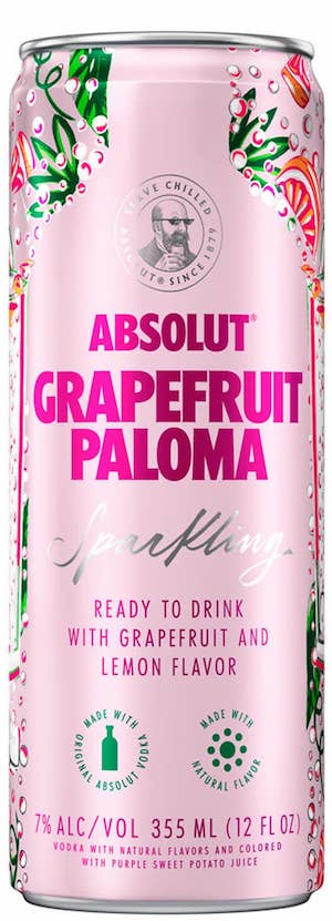 Absolut Cocktails Sparkling Grapefruit Paloma