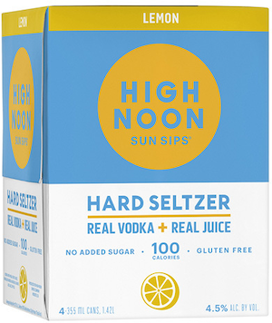 High Noon Sun Sips Lemon Seltzer Can 4pk