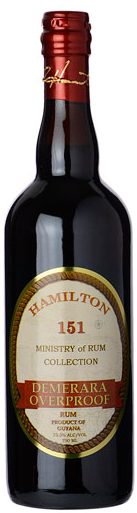 Hamilton Rum Demerara Overproof 151@