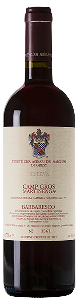 Tenute Cisa Asinari dei Marchesi di Gresy Barbaresco Martinenga Camp Gros