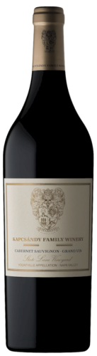 Kapcsandy Family Winery Cabernet Sauvignon State Lane Vineyard Grand Vin