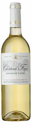 Chateau Fage Graves de Vayres Blanc