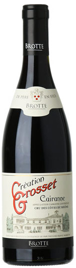Brotte Cotes du Rhone Villages Cairanne Creation Grosset
