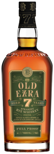 Ezra Brooks Rye Whiskey Old Ezra 7 Year Full Proof 114@