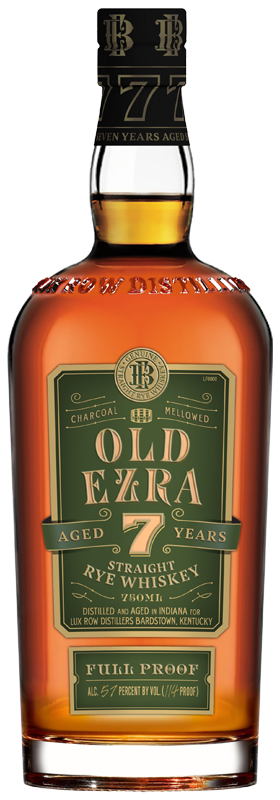 Ezra Brooks Rye Whiskey Old Ezra 7 Year Full Proof 114@ 750ml