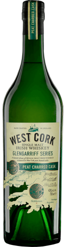 West Cork Distillers Irish Whiskey Glengarriff Series Peat Charred Cask