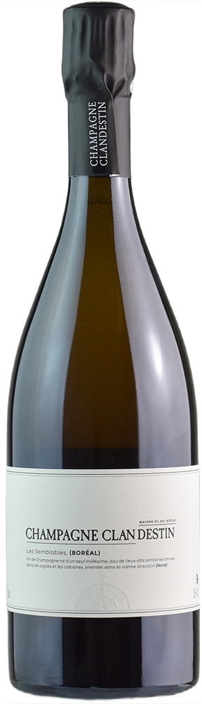 Clandestin Champagne Brut Nature Les Semblables Boreal