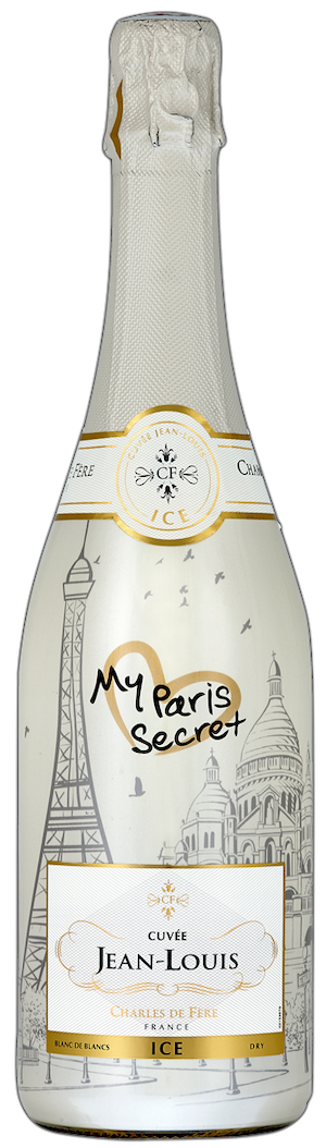 Charles de Fere Champagne Brut Blanc de Blancs Cuvee Jean Louis Ice
