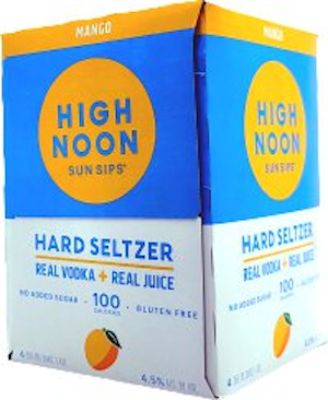 High Noon Sun Sips Mango Seltzer Can 4pk