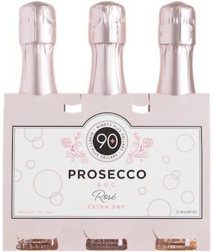 90+ Cellars Prosecco Rose Lot 197 3pk