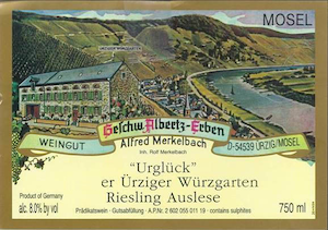 Merkelbach Urziger Wurzgarten "Urgluck" Riesling Auslese