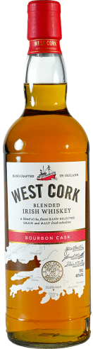 West Cork Distillers Irish Whiskey Blended Bourbon Cask Finish
