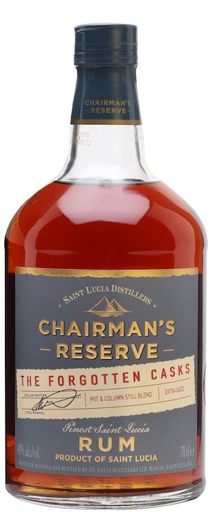 St. Lucia Distillers Chairman's Reserve Rum "The Forgotten Casks" St. Lucia Distillers Chairman's Reserve Rum "The Forgotten Casks"