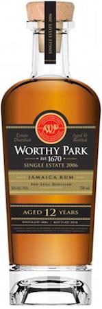 Worthy Park Rum Vintage Single Estate 12 Year