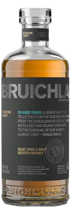 Bruichladdich Scotch Single Malt Re/Define Thirty 30 Year Bruichladdich Scotch Single Malt Re/Define Thirty 30 Year