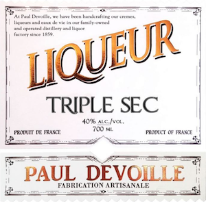 Paul Devoille Liqueur Triple Sec Paul Devoille Liqueur Triple Sec