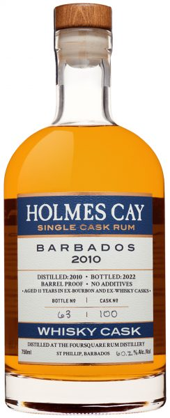 Holmes Cay Rum Single Cask 'Barbados - Foursquare 2010 - 11 Year'